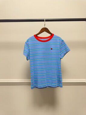 Acne Studios Blue Striped Ringer Tee | Like New | Only Tried On